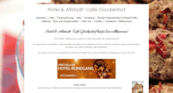 Desktop Screenshot of hotelglockenhof.de
