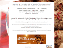 Tablet Screenshot of hotelglockenhof.de